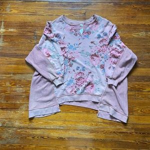 NWT Free People With the Band Pullover